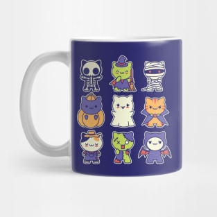 Kawaii Halloween Kitties Mug